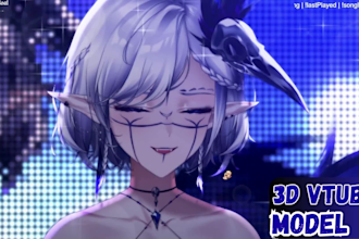 professionally edit, fix and rig your live2d vtuber model for vtube studio