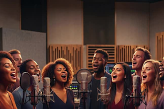 record background vocals, harmonies, and choir for your music