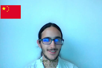 be happy to teach you chinese
