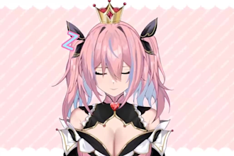 3d vtuber model full body rigged for streaming and vrchat