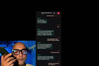 build ai voice receptionist and web chatbot booking system
