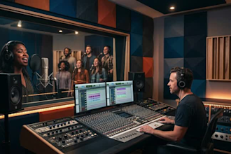 record premium backing vocals, choir parts, and vocal harmonies