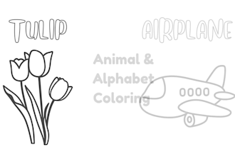 design custom kids coloring book pages for amazon KDP