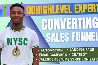 build a high converting gohighlevel sales funnel for coaches and business