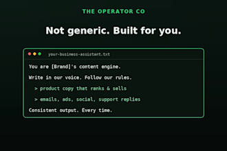 build an ai prompt pack and ai assistant for your business