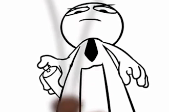 create a someunfilteredguy style stick figure animation