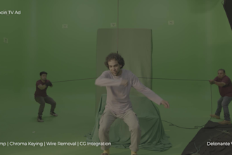 do professional vfx compositing and cleanup in nuke