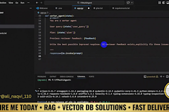 develop chatbots, ai agents with langchain, gpt, llms and rag pipelines