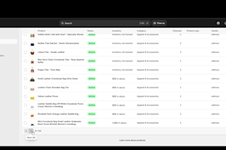 do  shopify product listing and upload products manually