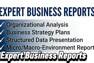 write professional business reports and edit your books or manuscripts