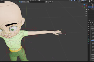 rig3d character for animaze,iclone rig,rokoko rig, arkit blendshape,ue5 skeleton