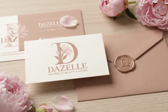 design a feminine luxury beauty logo and brand identity