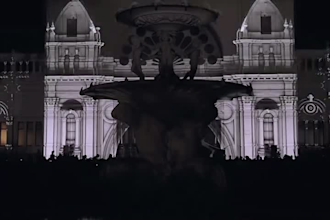 3d projection mapping vj loop building facade mapping architectural projections