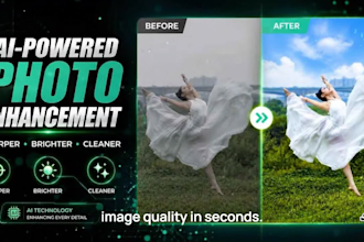 enhance, sharpen, and upscale your images professionally