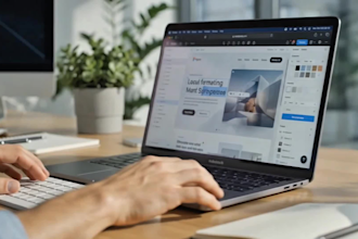 design a modern website UI