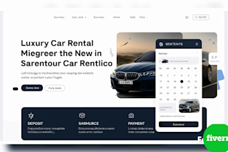 create a car rental, rent a car booking website by wordpress