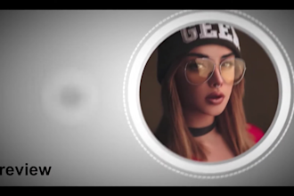 create a professional cinematic photo slideshow video with your photos