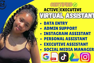 adhd virtual assistant social media manager personal executive virtual assistant