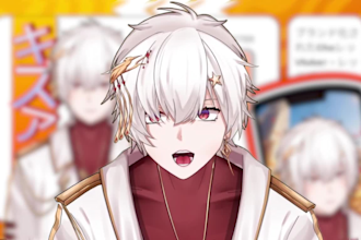 create custom male vtuber model live2d stream avatar