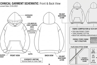 design sportswear tech pack activewear tech pack compression shirt and swimwear