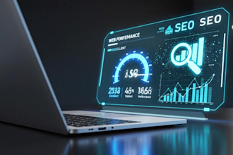 create a modern responsive website landing page