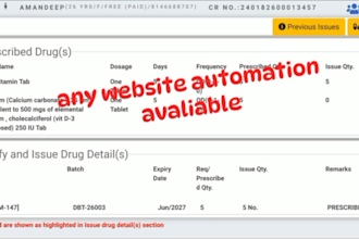 build custom web bots for automated data entry and scraping
