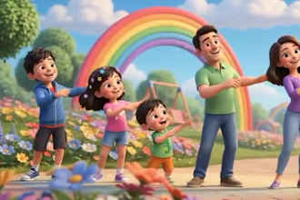 3d pixar style 3d kids animation ai storytelling ai animation video 3d animation