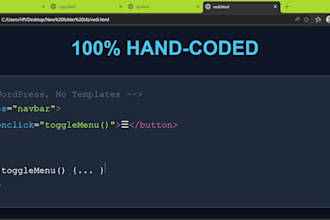 create responsive website designs with html templates using html , css and js