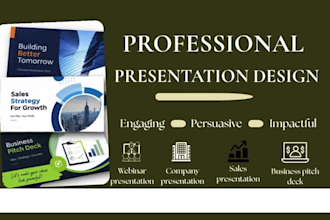 design webinar presentation, company presentation, sales, business pitch deck