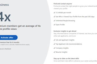 deliver a linkedin business premium 12 month subscription at the best discount