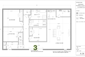 design your basement floor plan and renovation permit drawings