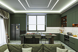 do photorealistic 3d kitchen design and rendering