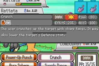 design pixel pokémon style game UI, battle hud and icons for your fan games