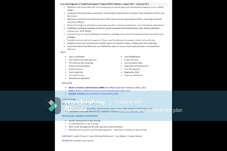 write an ats resume or CV professionally