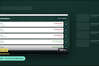 create 2d motion graphics for your saas, website ad