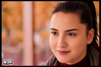 do portrait and skin retouching with natural results