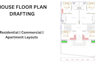 house floor plans in autocad