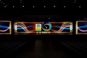 produce realistic anamorphic opening illusion for led screen displays