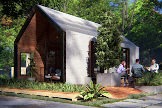 design and render your exterior facades