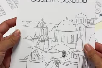 create a wedding colouring book for you