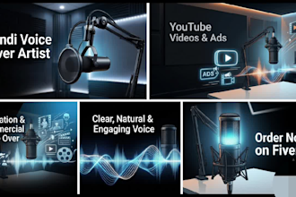 do  hindi voice over for videos and ads