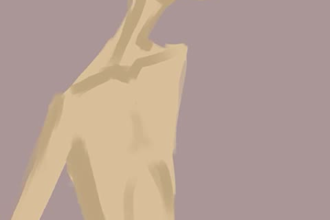 draw a stylized and expressive portrait illustration
