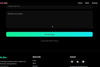 create a portfolio website for you