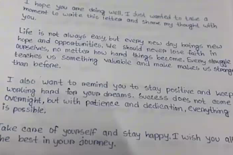 write beautiful handwritten letters and personalized notes