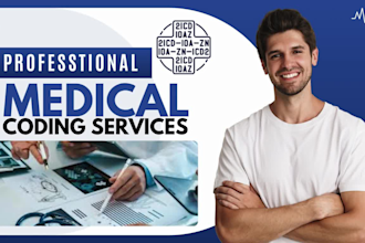 do accurate healthcare claim, medical coding, icd 10 cm cpt hcp billing in 48h