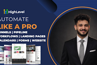 build a gohighlevel sales funnel, website