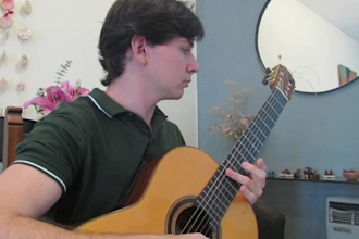 teach classical guitar with proper technique and musicality