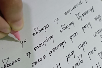 write handwritten notes letters and cards for you