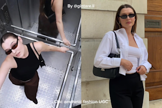 create chic aesthetic fashion content for your brand