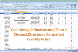 convert messy and encoded data into clean readable files and databases
